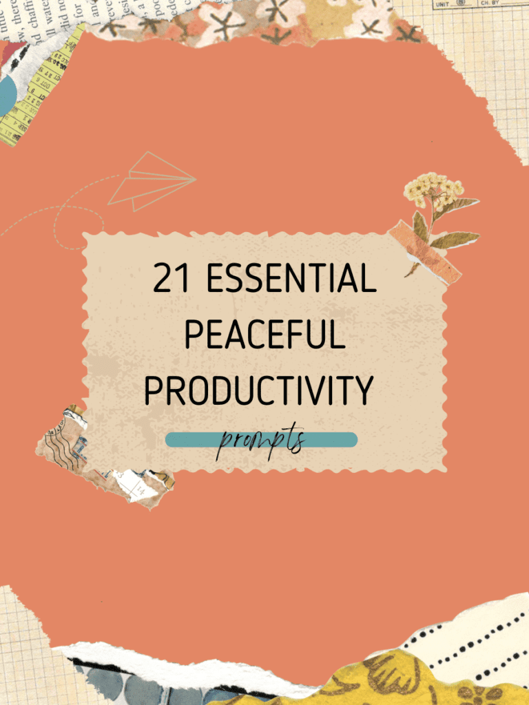 21 Essential Preaceful Productivity