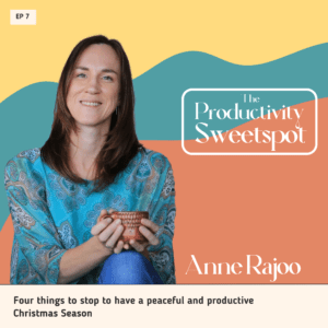 EP 7 Four things to stop to have a peaceful and productive Christmas Season