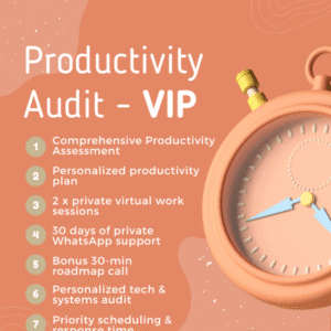 Peaceful Productivity Audit - VIP Experience
