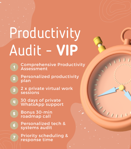 Peaceful Productivity Audit - VIP Experience